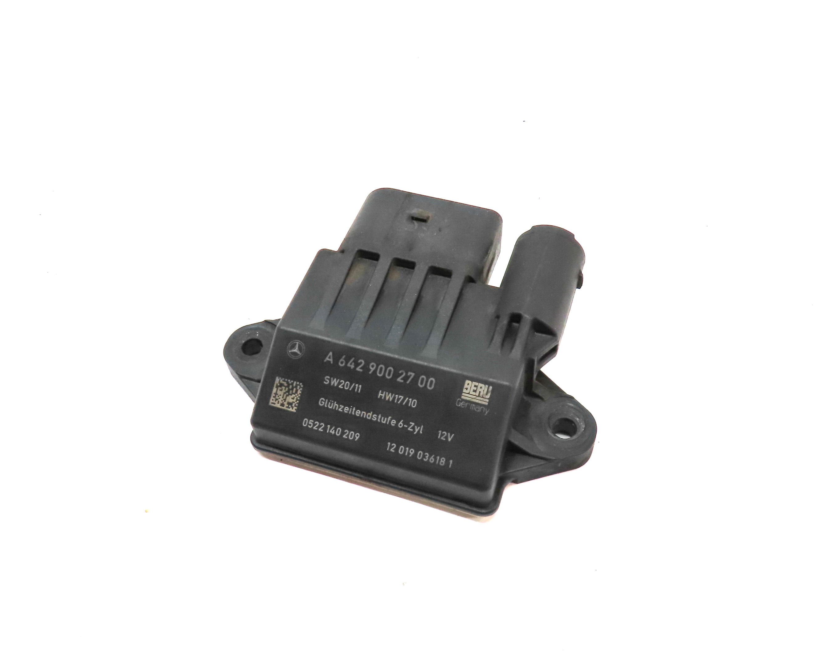 07-13 MERCEDES E320 E350 GL350 ML350 S350 R320 R350 DIESEL GLOW PLUG MODULE — exact item pictured